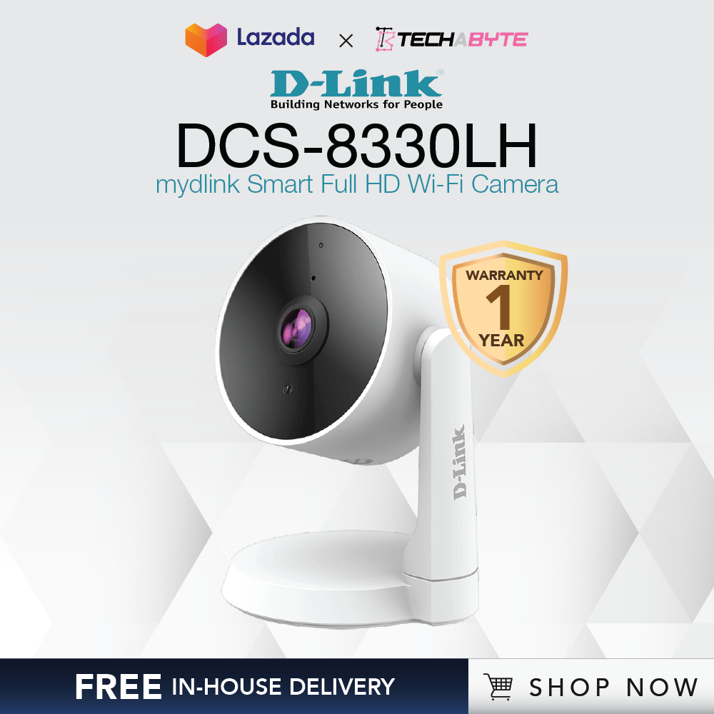 D-Link DCS-8330LH mydlink Smart Full HD Wi-Fi Camera