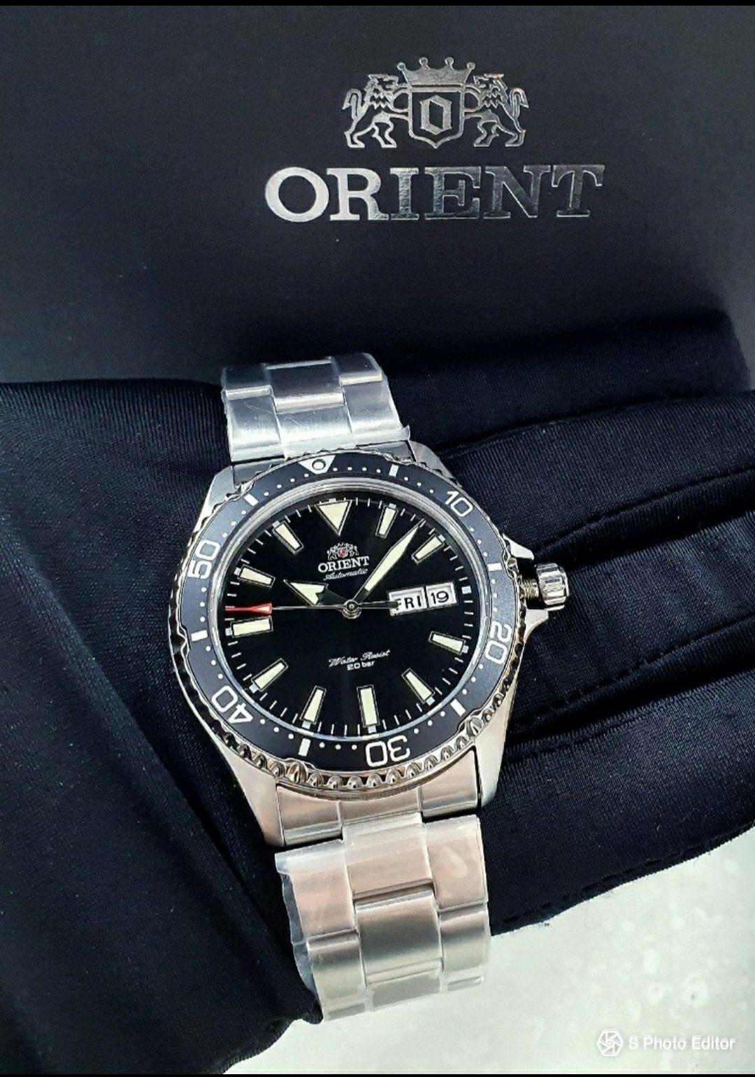 ORIENT MAKO 3 BLACK DIAL AUTOMATIC MENS DIVER WATCH RA-AA0003B KAMATSU