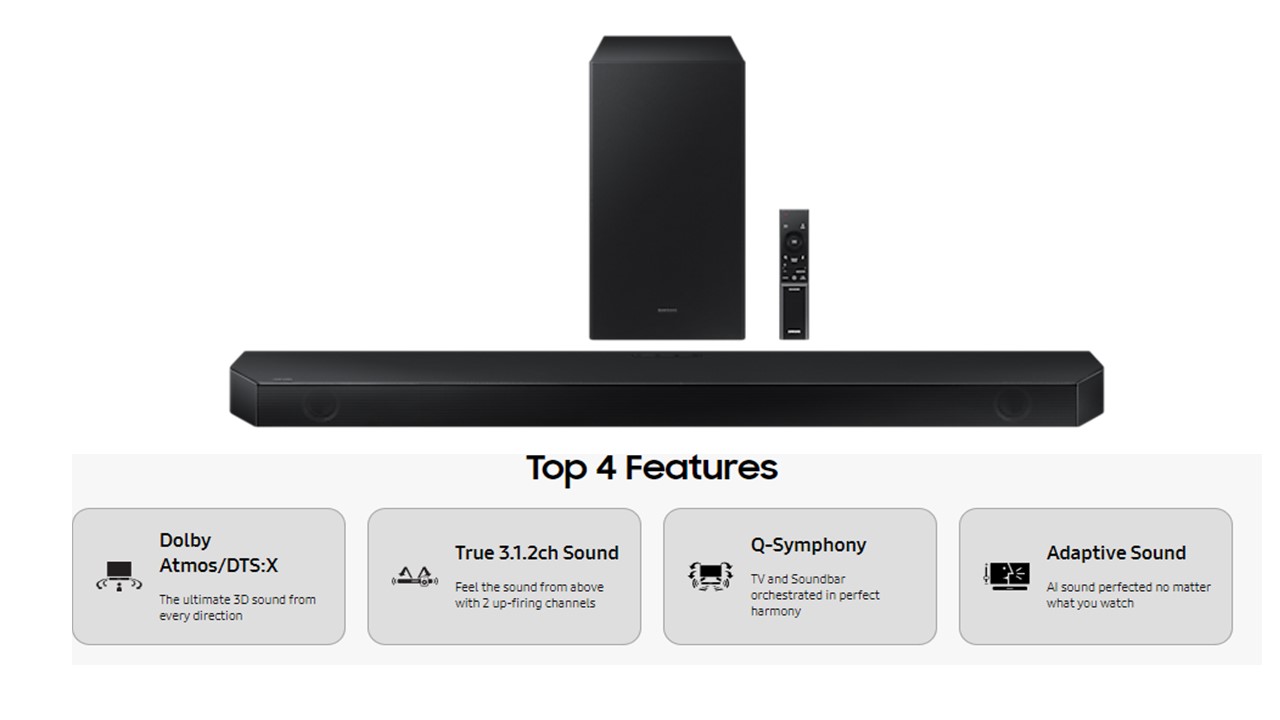 Samsung Q-Series Soundbar HW-Q600B
